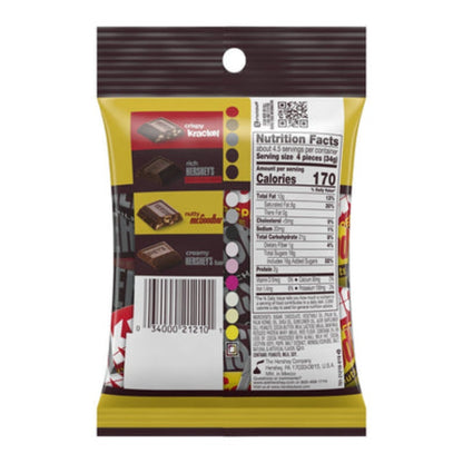 Hershey's Miniature Candy Bars Peg Bag  5.3oz - 12ct