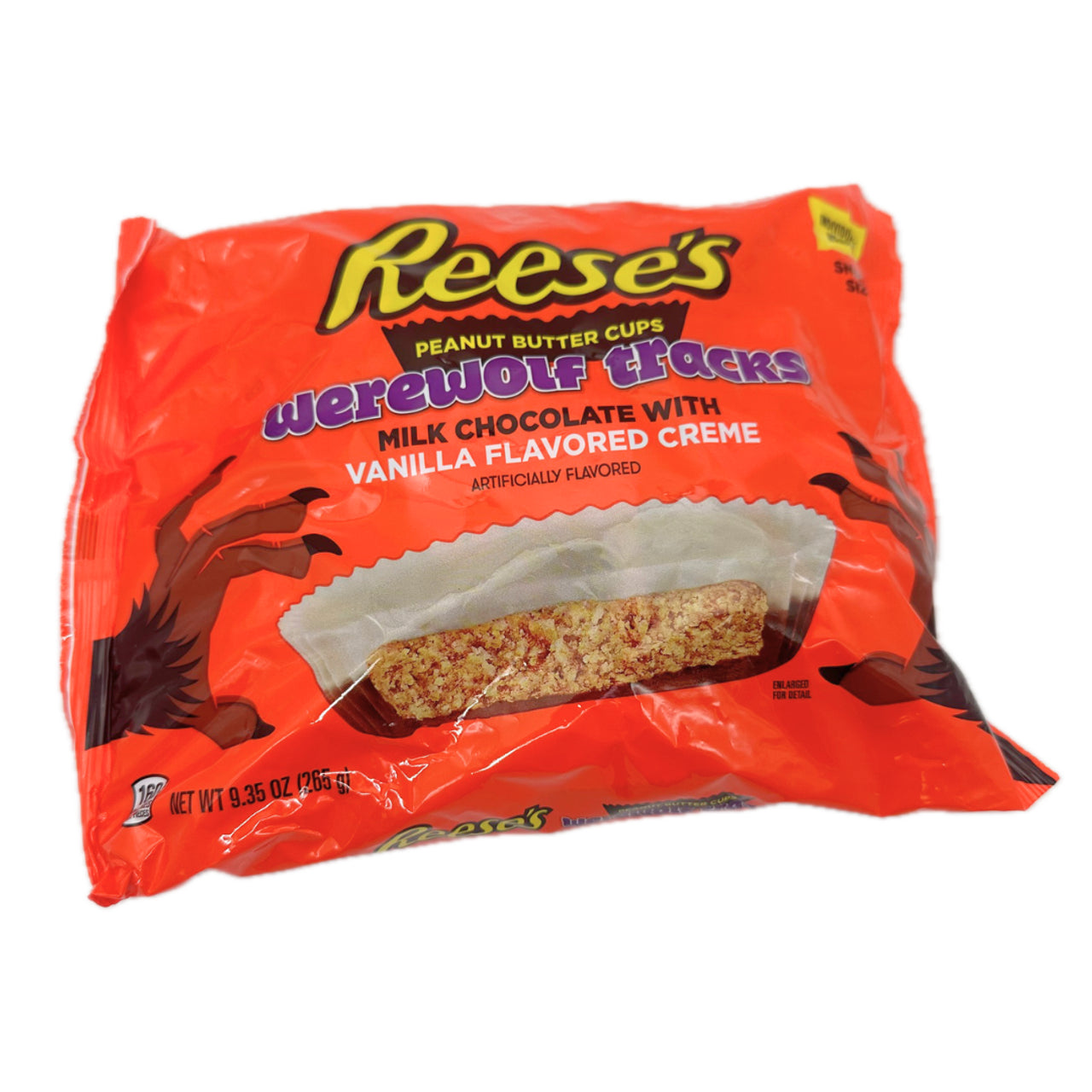 Reese's Werewolf Tracks Snack Size Peanut Butter Cups 9.35oz - 12ct