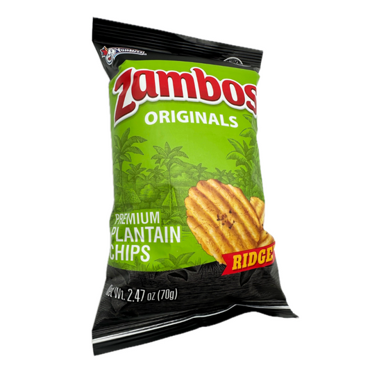 Zambos Originals Plantain Chips 2.47oz - 12ct