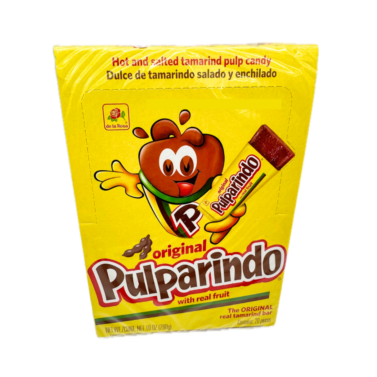 Pulparindo Original Tamarind Bar 0.49oz - 20ct