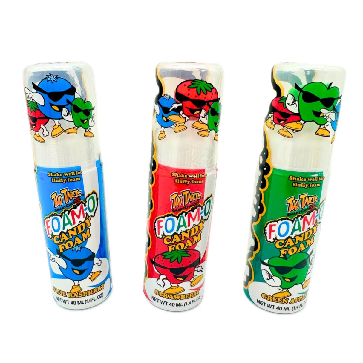 Too Tarts Foam-O Candy Foam 1.4oz - 12ct