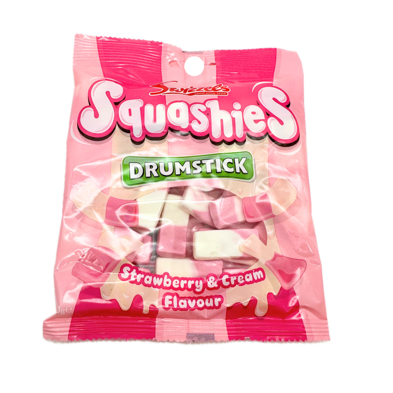 Swizzles Squashies Strawberry and Cream 120g - 12ct