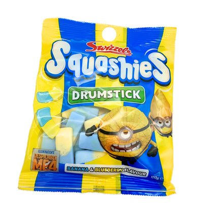 Swizzles Squashies Minions Banana and Blueberry 120g - 12ct