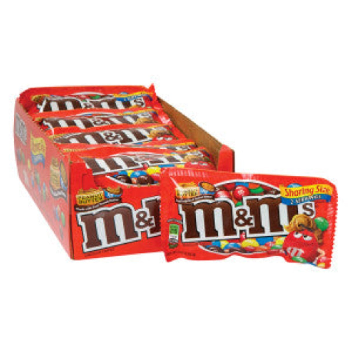 M&M's Peanut Butter 1.63oz - 24ct