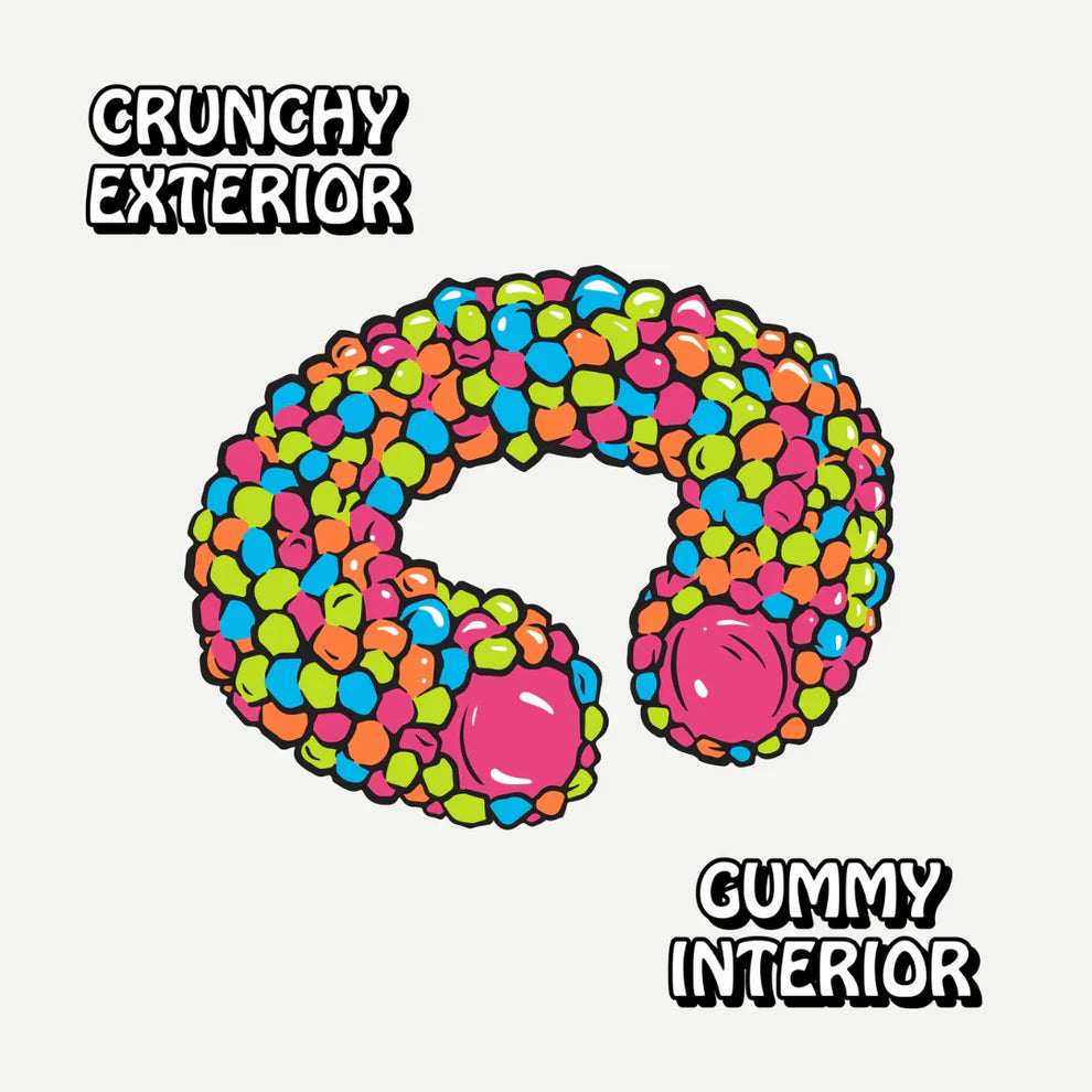 Rotten Gummy Cruncheez Original 1.8oz - 8ct