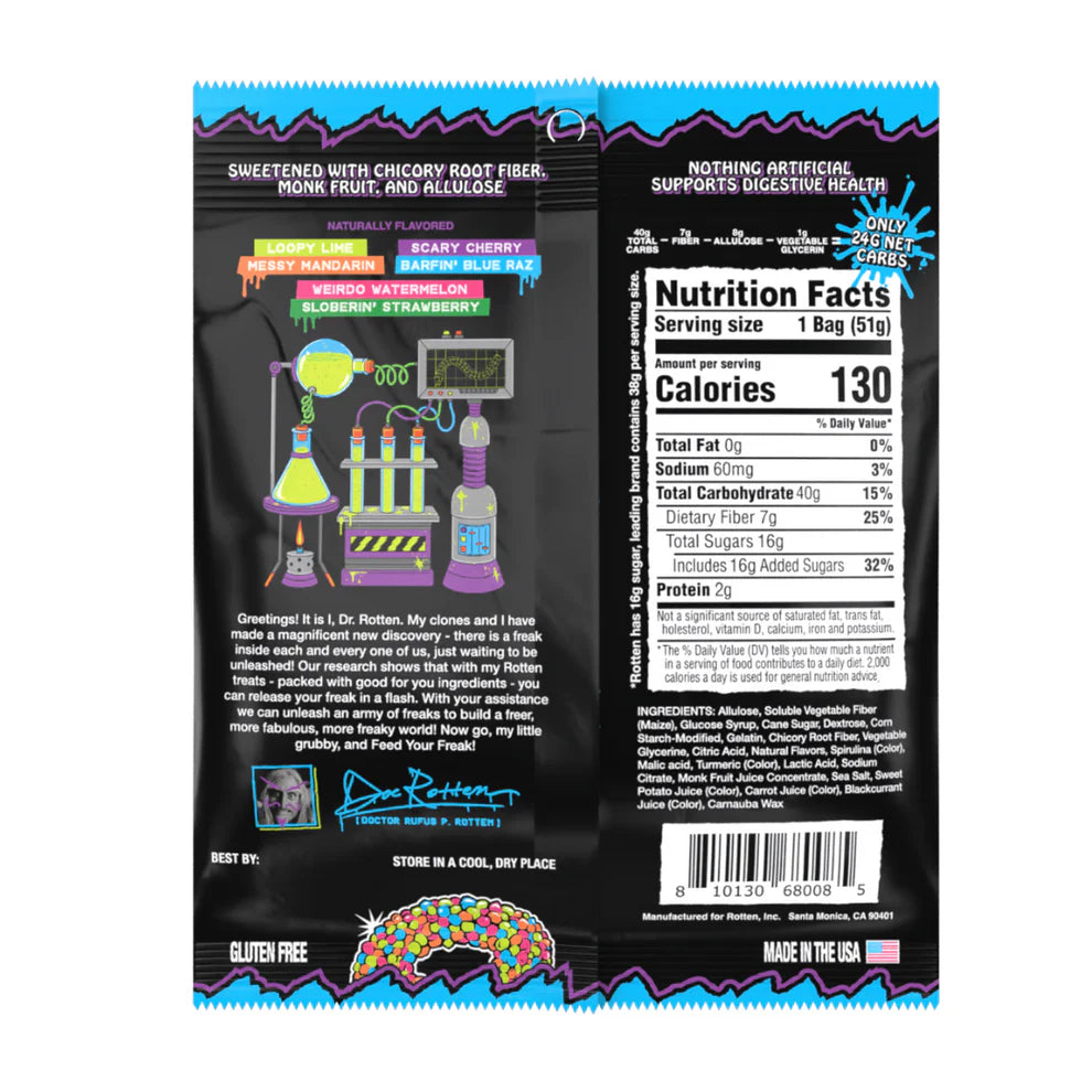 Rotten Gummy Cruncheez Original 1.8oz - 8ct