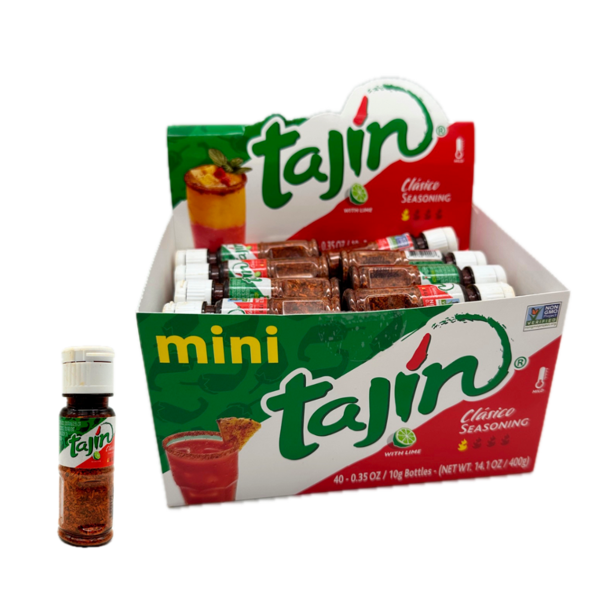 Tajin Clasico Seasoning Minis 0.35oz - 40ct