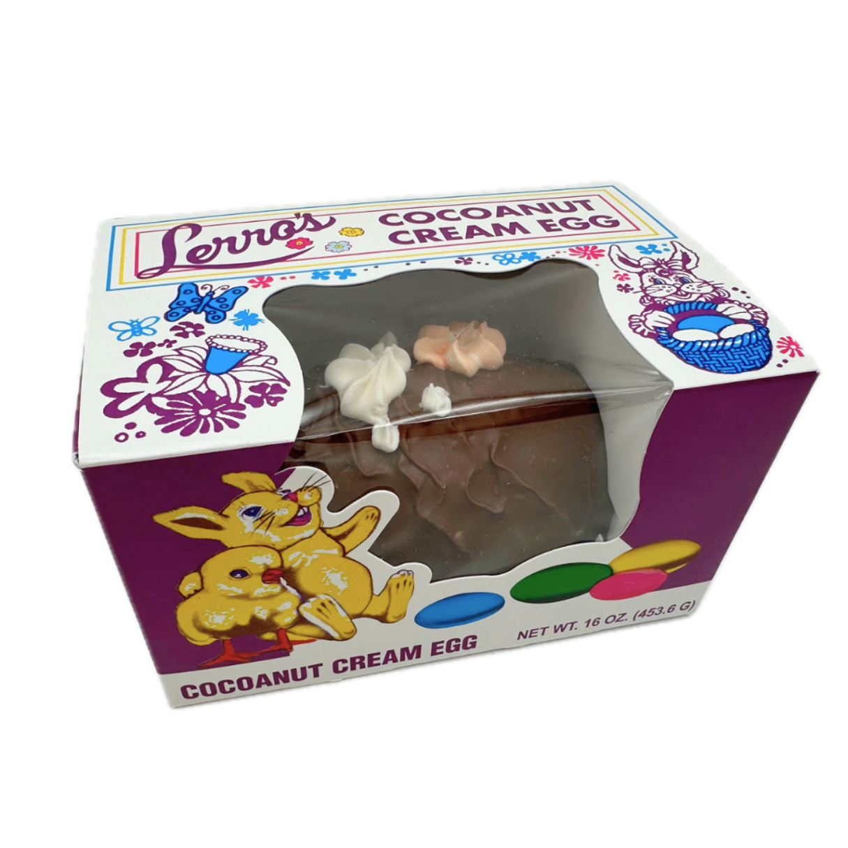 Lerro's Coconut Easter Egg 16oz - 12ct