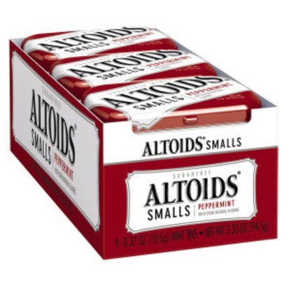 Altoids Small Sugar Free Mini Mints Peppermint 0.37oz - 9ct