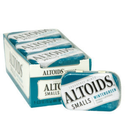 Altoids Small Sugar Free Mints Wintergreen 0.37oz - 9ct