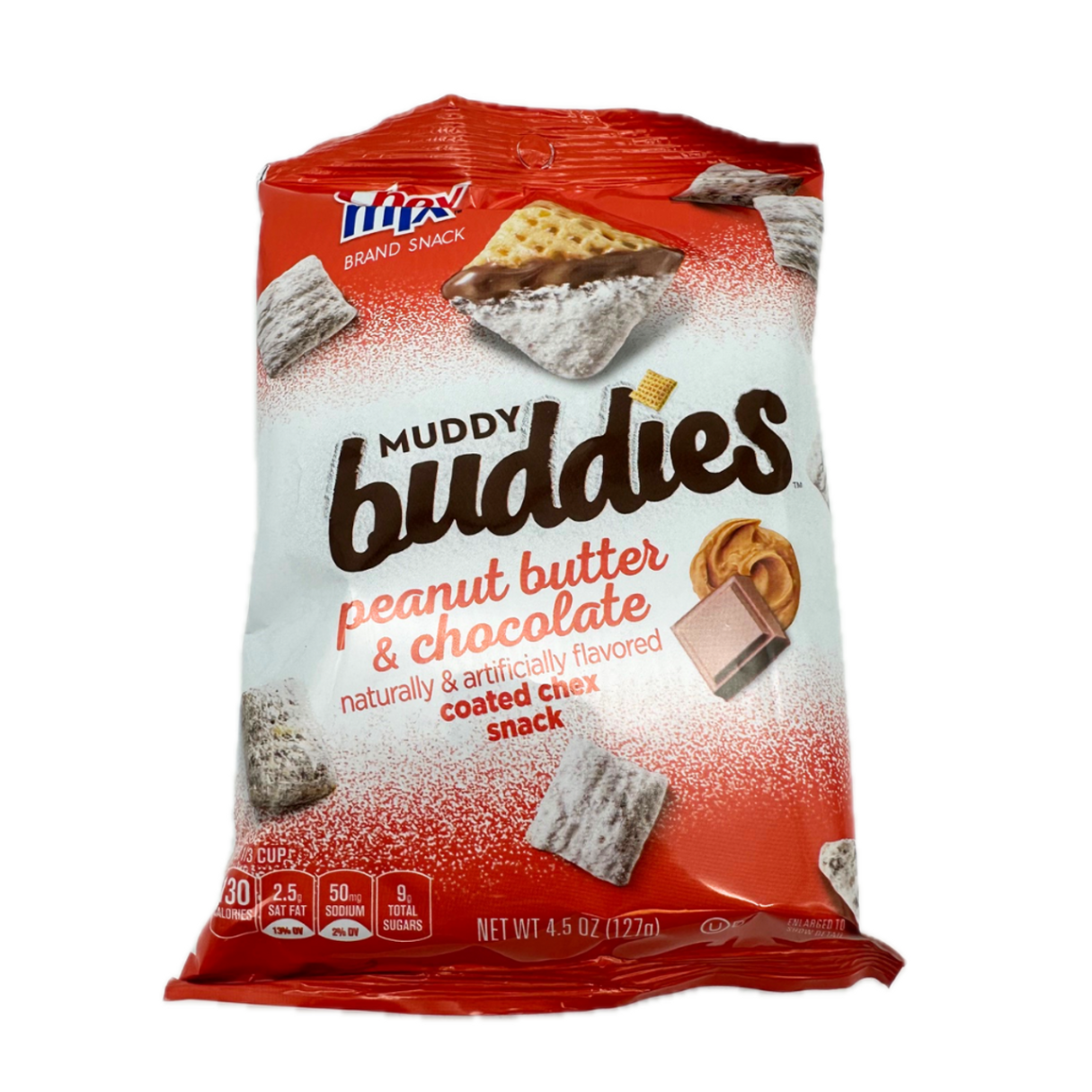 Chex Mix Muddy Buddies Peanut Butter Chocolate Snack Bag 4.5oz - 7ct