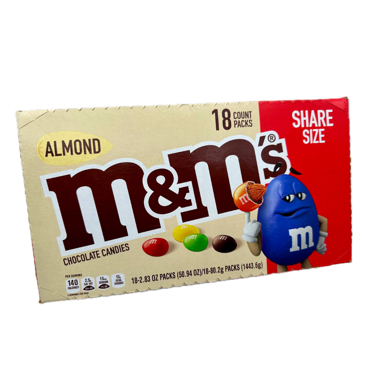 M&M's Almond Share Size 2.83oz - 18ct