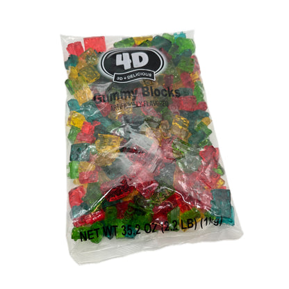 Albanese 4D Gummy Blocks - 2.2lbs