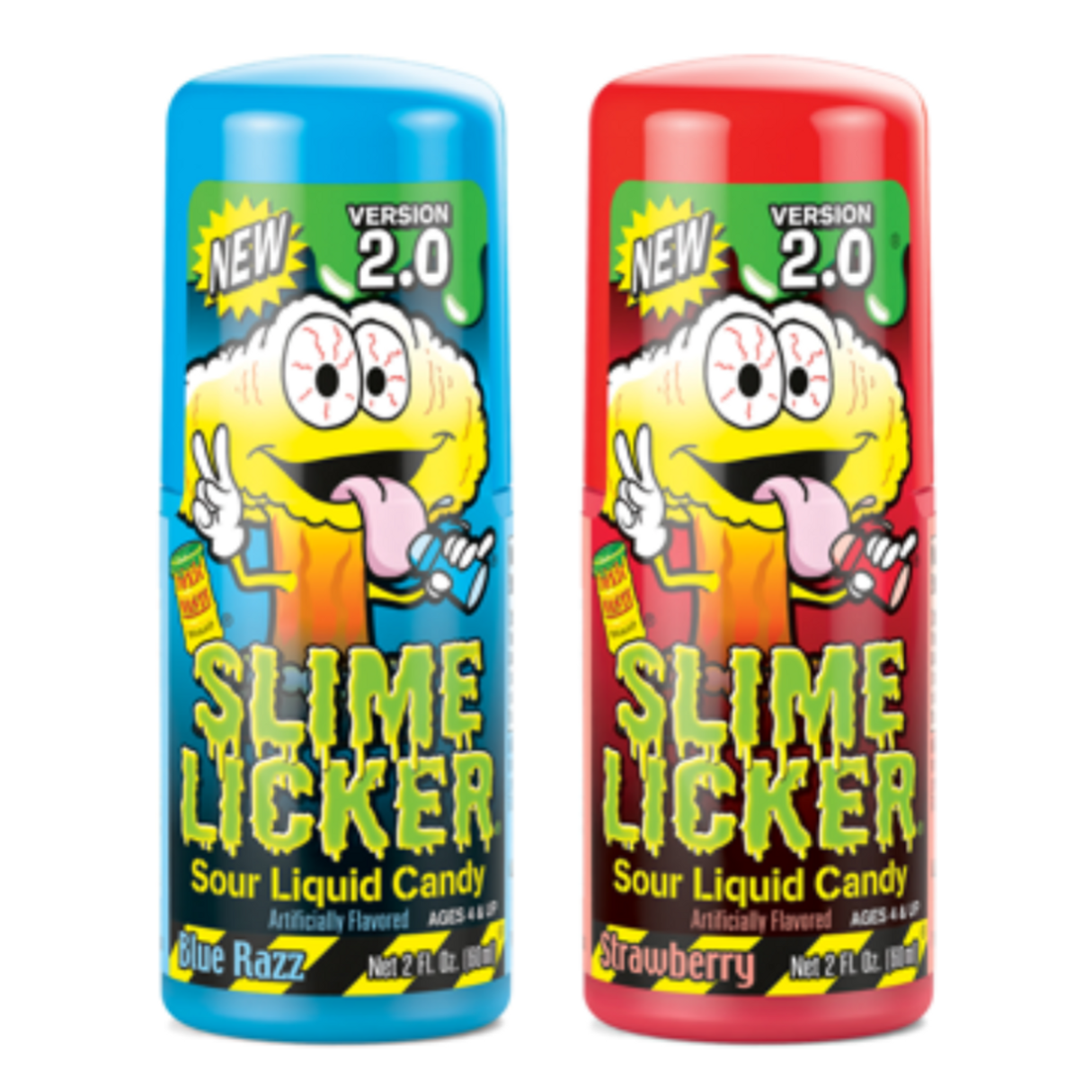 Toxic Waste Slime Licker 2.0 Version Sour Liquid Candy 2oz - 96ct