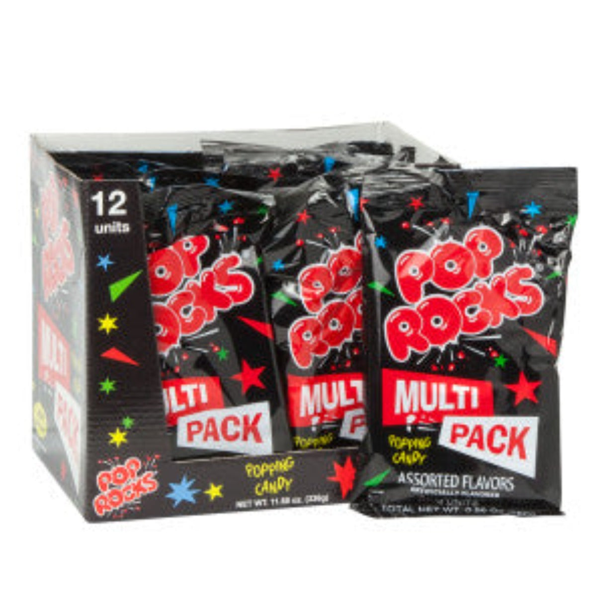 Pop Rocks Multi Pack Popping Candy  0.99 oz - 144ct