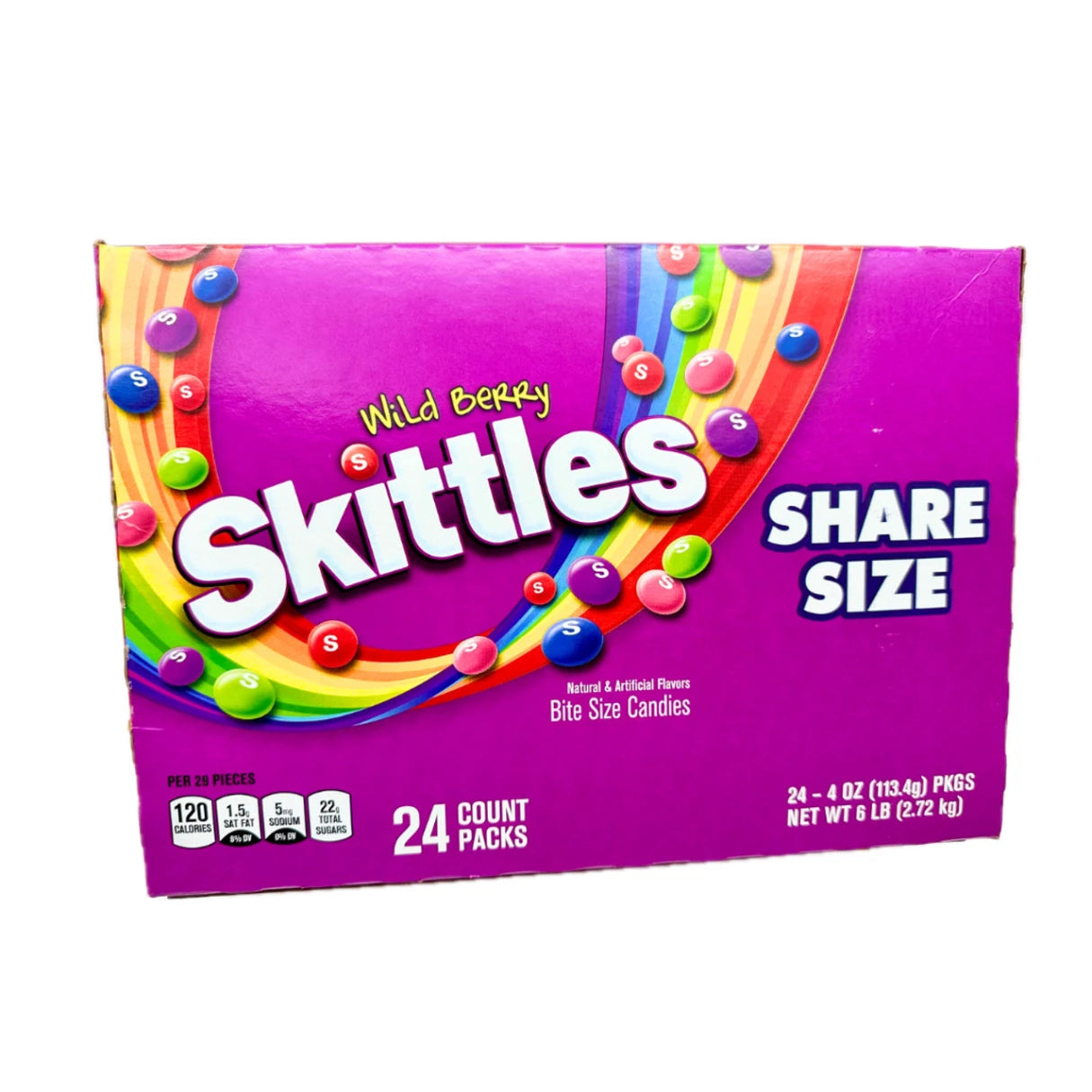 Skittles Wild Berry Share Size 4oz - 24ct