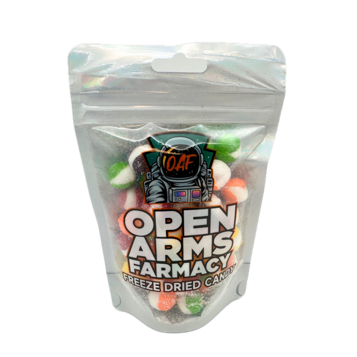 Open Arms Farmacy Freeze Dried Crunch Candy Rainbow 1.7oz - 12ct