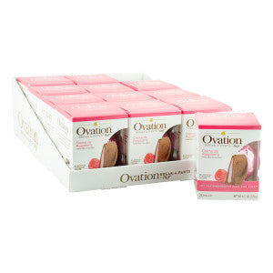 Ovation Creme De Raspberry Milk Chocolate Ball 6.17oz - 12ct