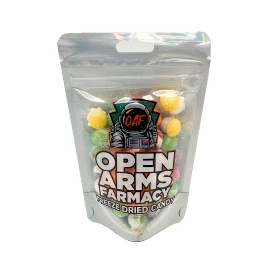 Open Arms Farmacy Freeze Dried Tart & Sweet Candy 1.5oz - 12ct