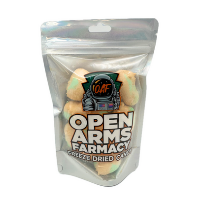 Open Arms Farmacy Freeze Dried Salt Water Taffy Caramel Apple 1oz - 12ct