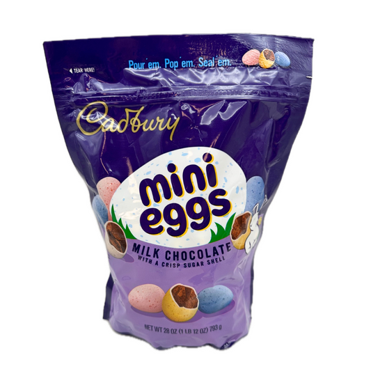 Cadbury Milk Chocolate Mini Eggs Stand Bag 28oz - 1ct