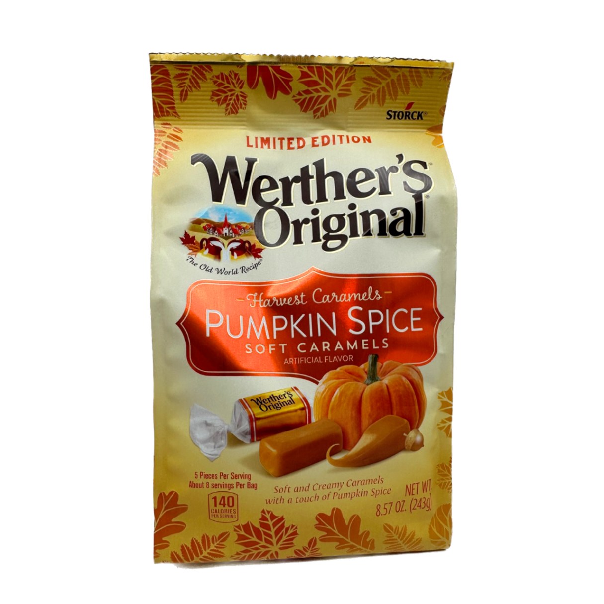 Werther's Originals Pumpkin Spice Soft Caramels 8.57oz - 12ct