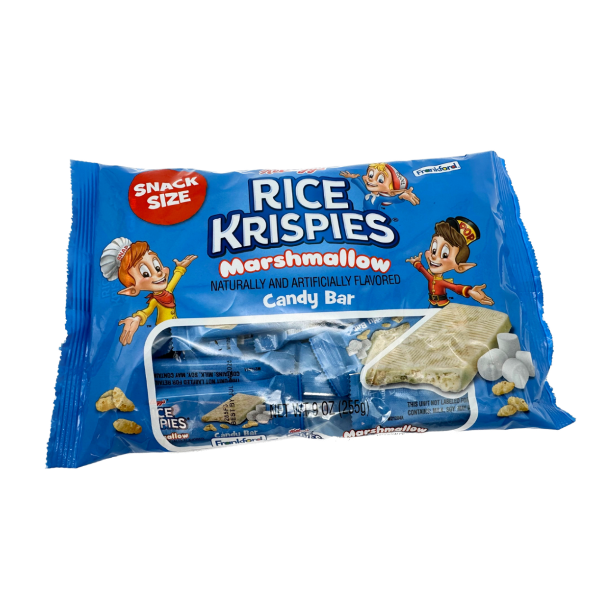 Frankford Rice Krispies Marshmallow Snack Size Candy Bars  9oz - 12ct