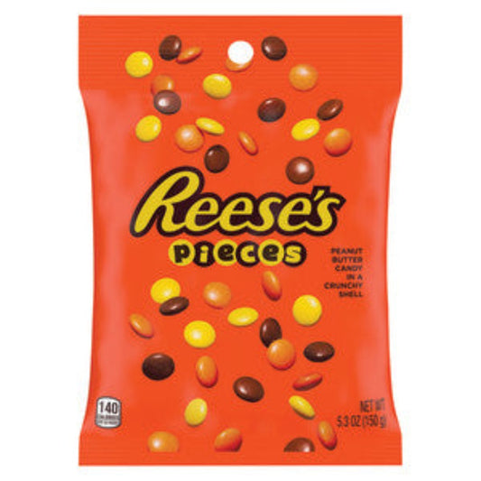 Reese's Pieces Candies Peg Bag 5.3oz - 12ct