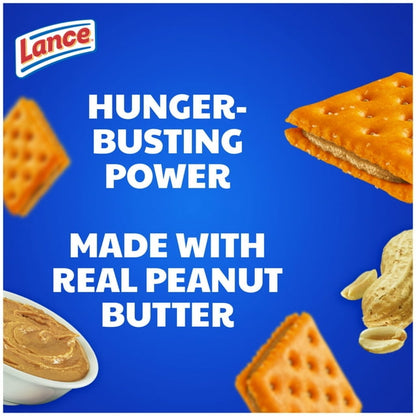 Lance Sandwich Crackers ToastChee Peanut Butter - 20ct