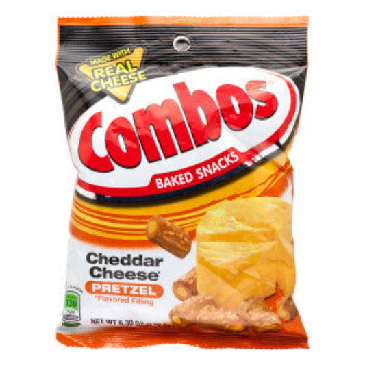 Combos Cheddar Pretzel 6.3oz - 12ct