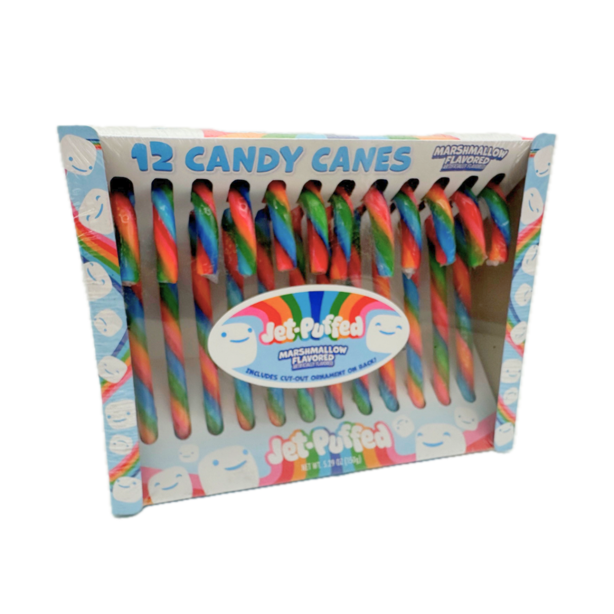 Jet-Puffed Marhsmallow Flavored Candy Canes - 12ct