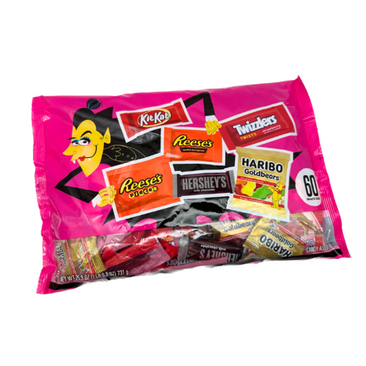 Hershey's 60 Piece Halloween Candy Assortment Bag 25.8oz - 6ct