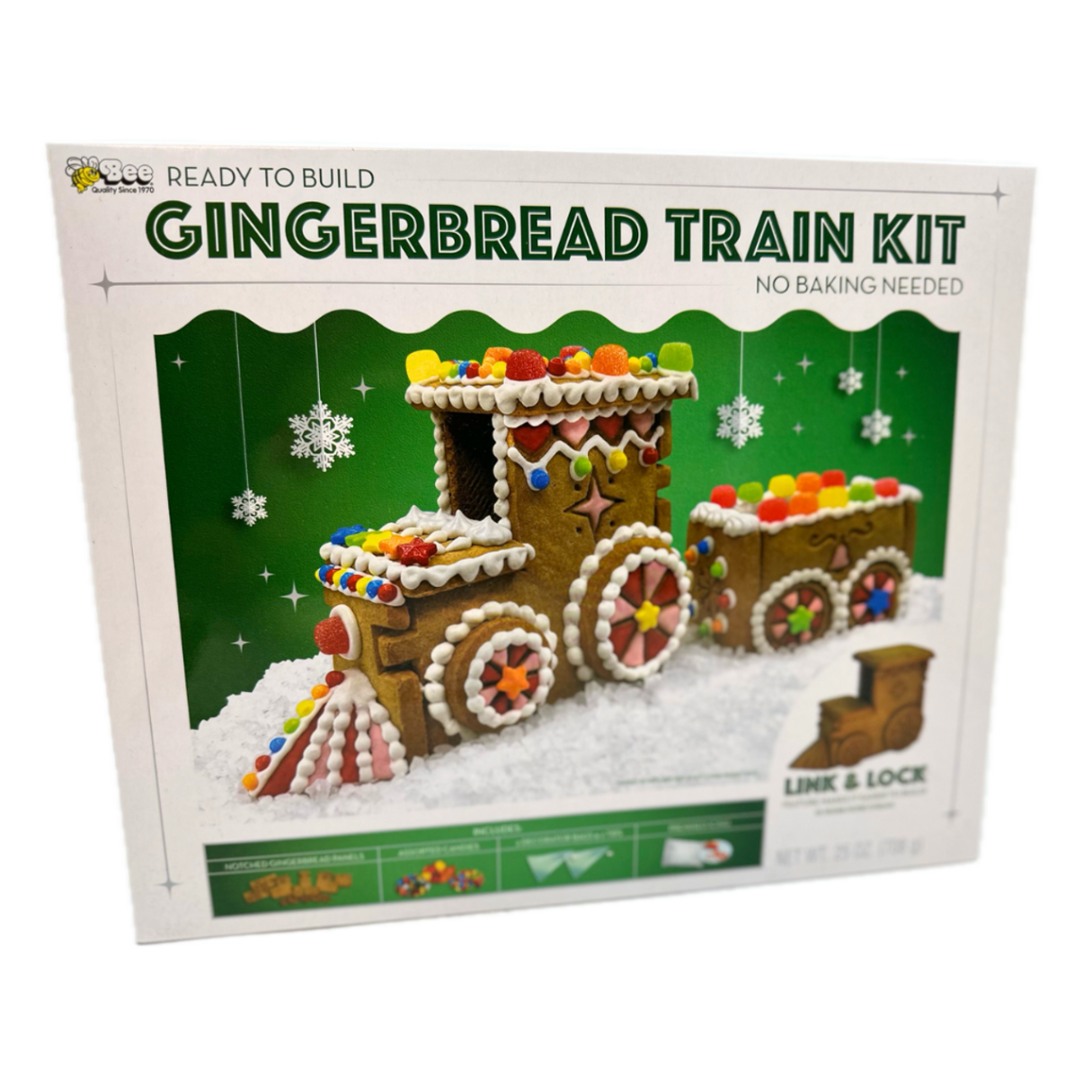 No-Bake Gingerbread Train Kit 25oz - 12ct