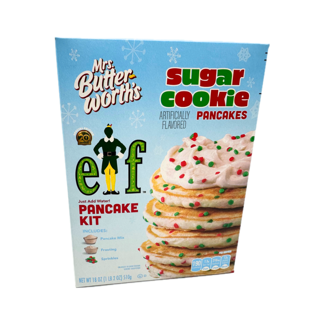 Mrs. Butter-Worth's ELF Sugar Cookie Pancake Mix 18oz - 12ct – I Got ...