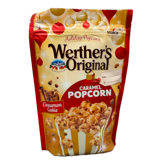 Werther's Original Cinnamon Cookie Caramel Popcorn 5oz - 12ct