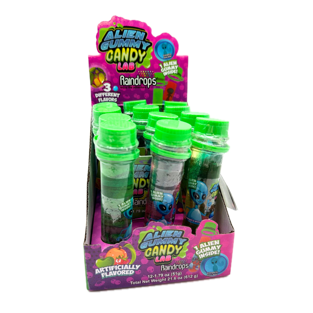 Raindrops Alien Gummy Candy Lab - 1.79oz