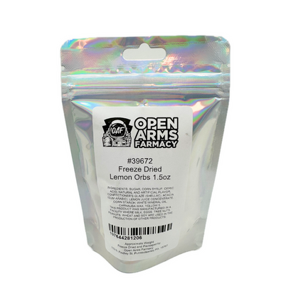 Open Arms Farmacy Freeze Dried Lemon Orbs 1.5oz - 12ct