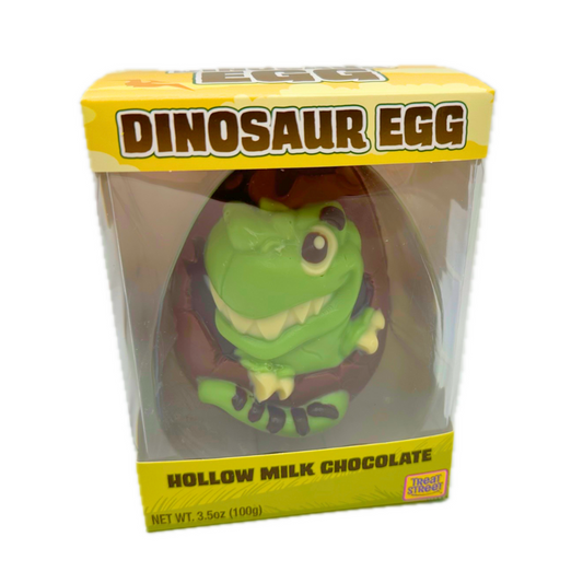 Hollow Milk Chocolate Dinosaur Egg 3.5oz - 6ct