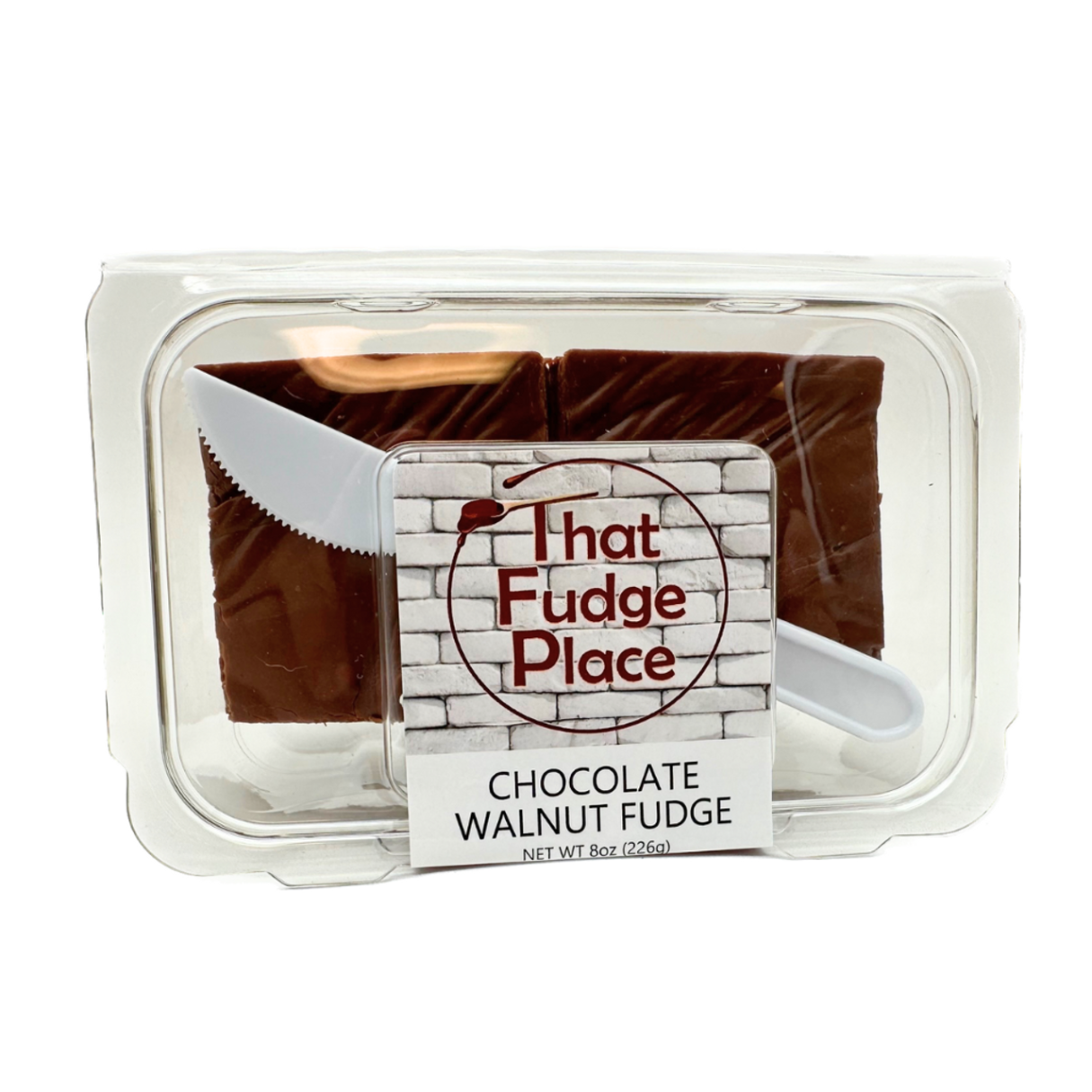 That Fudge Place Chocolate Walnut Fudge 8oz - 12ct