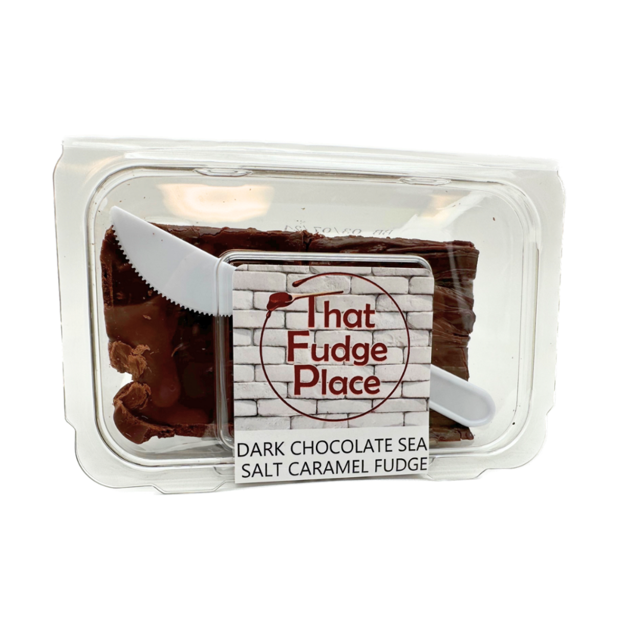 That Fudge Place Dark Chocolate Sea Salt Caramel Fudge  8oz - 12ct
