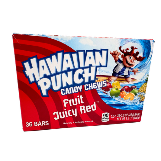 Hawaiian Punch Fruit Juicy Red Candy Chews  0.8oz - 36ct