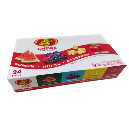 Jelly Belly Chews Taffy Candy 1.5oz - 24ct