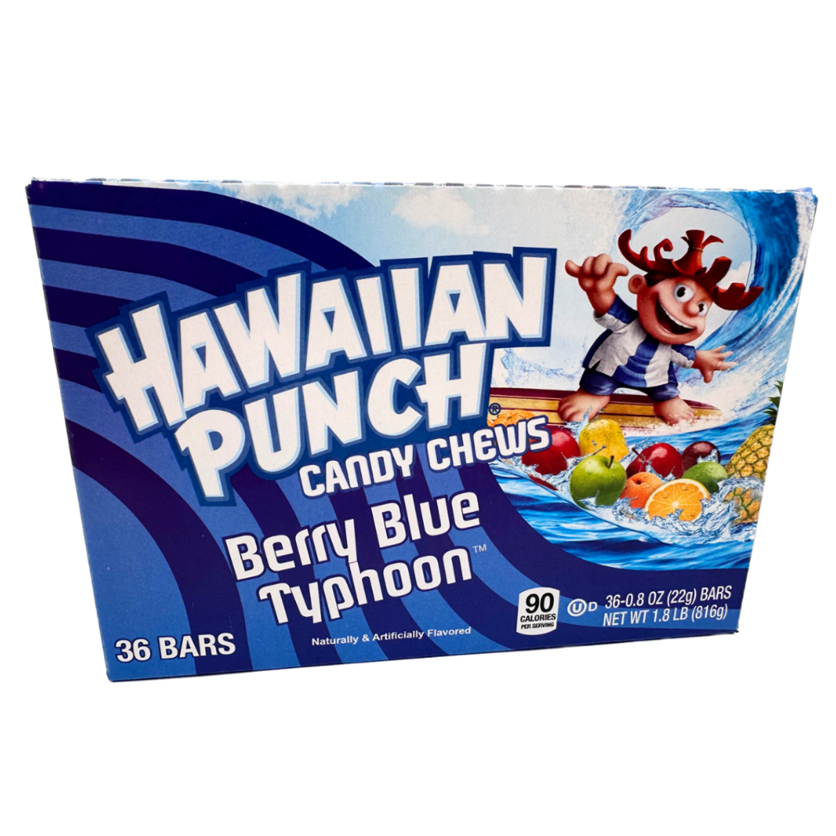 Hawaiian Punch Berry Blue Typhoon Candy Chews 0.8oz - 36ct