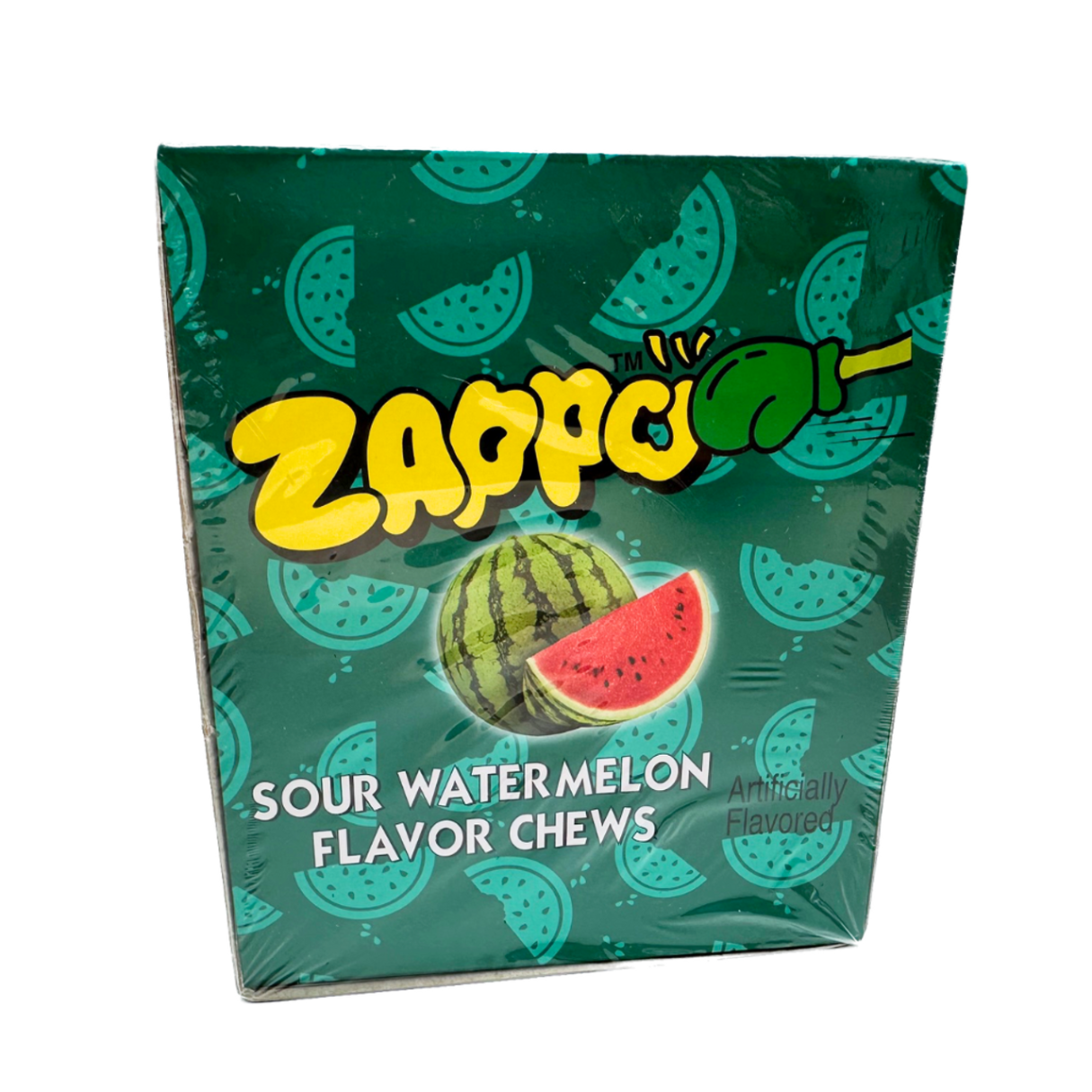 Zappo Sour Watermelon Chews 1oz - 30ct