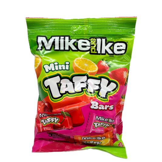 Mike and Ike Mini Taffy Bars 3.8oz - 12ct