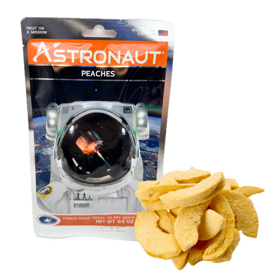 Astronaut Freeze Dried Peaches 0.5oz - 12ct