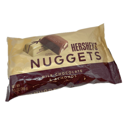 Hershey's Milk Chocolate Nuggets with Almonds 9.5oz - 12ct