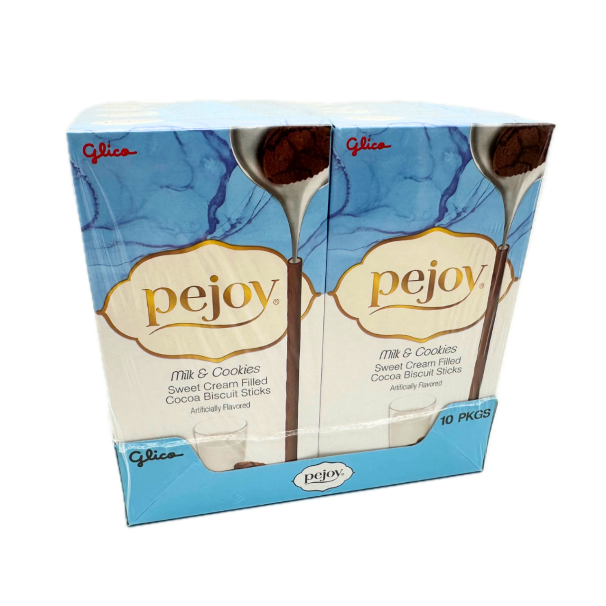 Glico Pejoy Milk & Cookies Biscuit Sticks 1.98oz - 10ct