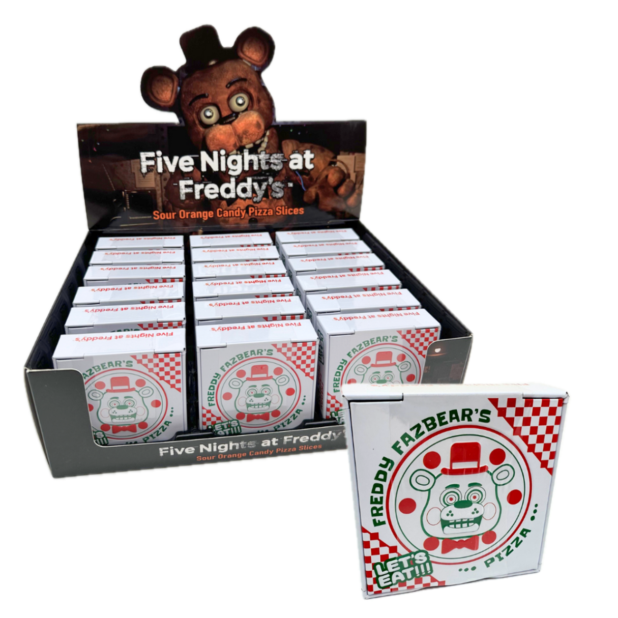 Boston America Five Nights at Freddy's Sour Orange Candy Tin - 18ct