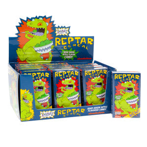 Boston America Nickelodeon Reptar Cereal Candy in Tins 1.2oz - 12ct